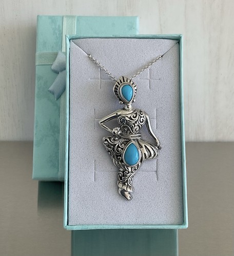 Dancer pendant necklace - dancer,