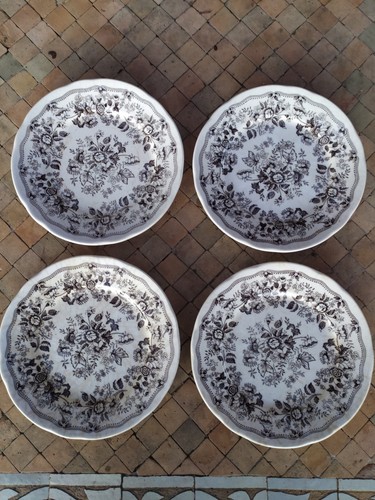 Assiettes plates vintage - 4,