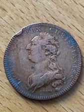 Jeton cuivre Louis XVI compagnie des mines charbon de Fins et de Noyant 1785