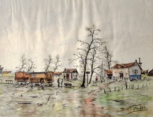 Peinture édouard febvre - 'Édouard,