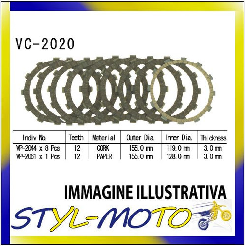 Kit disques embrayage en - kit,