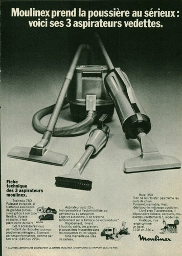 Publicité ancienne aspirateur