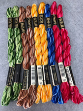 9 ECHEVETTES COTON PERLE N 5 .