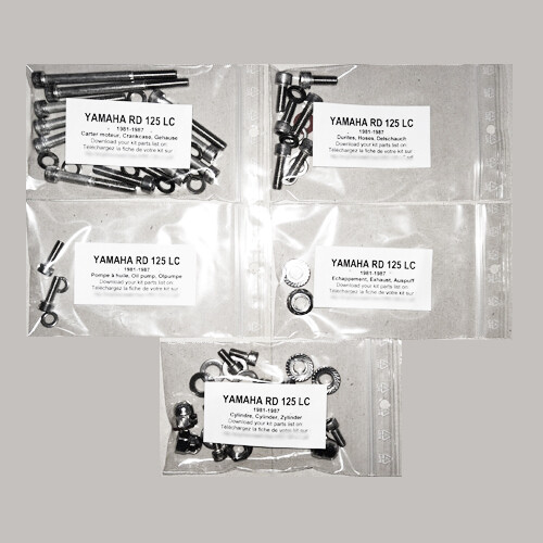 Yamaha 125 1981 1987 kit - rd,