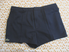Short Lacoste Devanlay polyester 80'S vintage Bleu Tennis Homme - 6 / XXL
