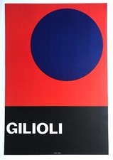 Emile GILIOLI, Galerie Sapiro, 1974. Affiche originale AVL en lithographie