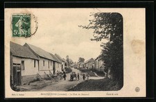 CPA Beauquesne, La Rue de Beauval 1907 