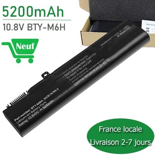 Bty m6h batterie pour - batterie, msi