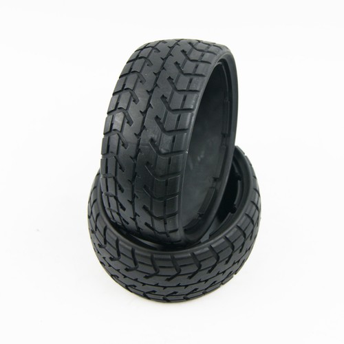 Front and rear road tires - rear, on
