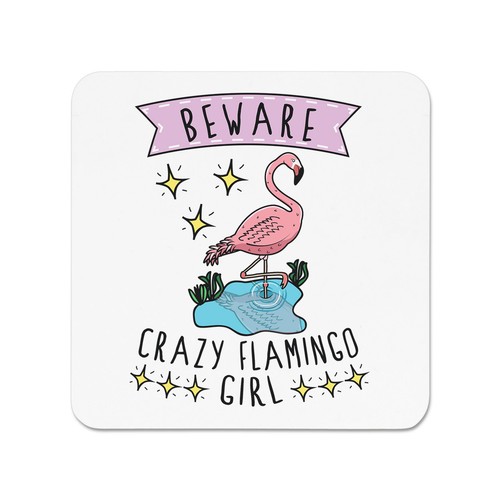 Attention fou flamant rose - flamant,