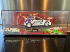 DIORAMA PEUGEOT 206 WRC TOUR DE CORSE 1999 PANIZZI SCALE 1/43 NOREV