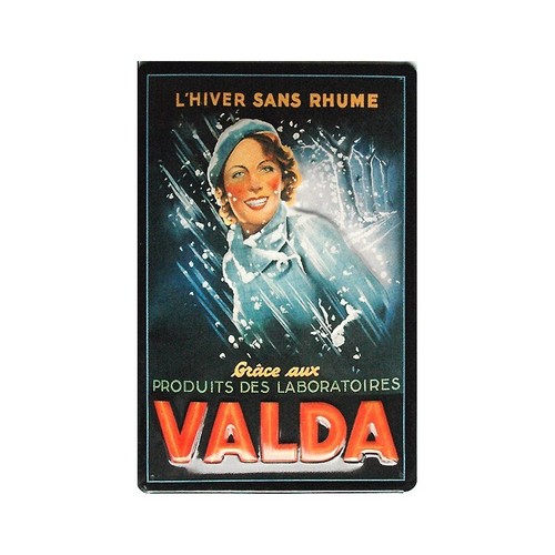Plaque métal publicitaire