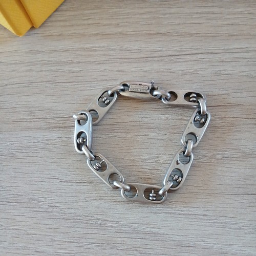 Bracelet argent vintage p - bracelet,