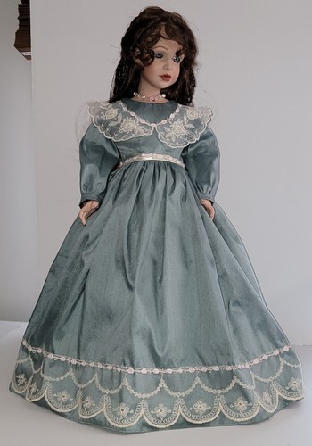 Vintage porcelain doll - vintage,