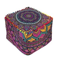 Neuf Ombre Mandala Pouf