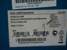 Acer n300 Handheld 400Mhz w/