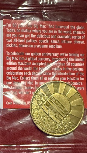 Mcdonald maccoin years of - mcdonald's,