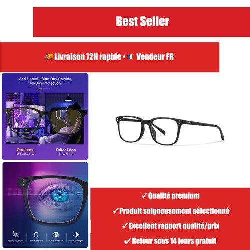 Lunettes anti lumière bleue - anti-lumière,