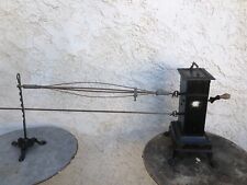 ANCIEN TOURNE BROCHE  MECANIQUE ROTISSOIRE DE CHEMINEE  19 éme