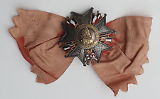 Légion d'Honneur, plaque de Grand Officier, argent, centres et drapeaux en or
