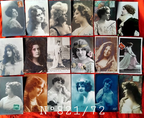 821 lot 18 cartes - n°821/72, de