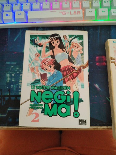 Manga negima maître - negima,, magicien