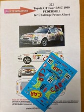 DECALS 1/43 TOYOTA CELICA