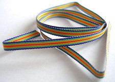 MEDAILLE MILITAIRE 14/18: coupe de MINI ruban médaille interalliée, 30 cm x 3 mm