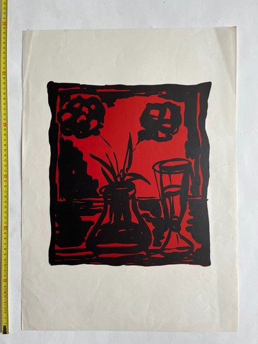 Nature morte lithograph - nature,