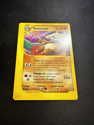 Carte pokémon ossatueur - pokémon,