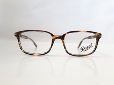 Lunettes de vue Persol homme fait main marron tortue angulaire mod.3013...