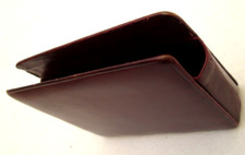 Etui porte paquet de cigarettes cuir "Longchamp" vintage à saisir