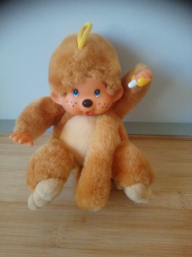 Peluche doudou singe style