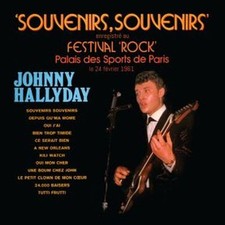 CD Johnny Hallyday Souvenirs, souvenirs au festival rock Palais des Sports 1961