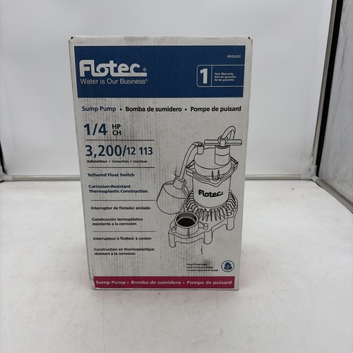 Flotec fpzs25t submersible - flotec,