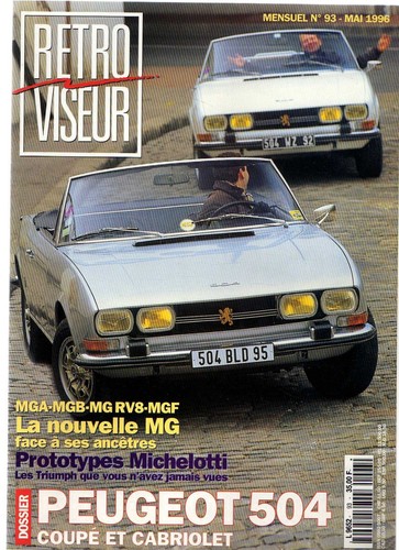 Retroviseur peugeot 504 - retroviseur, 93