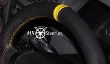 Couvre Volant En Cuir Noir