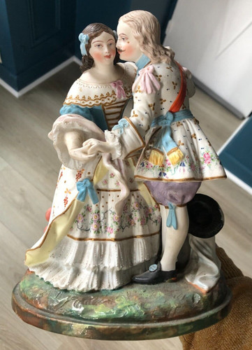 Belle sculpture couple danseur - sculpture,