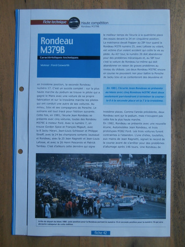 Document sport automobile - sport,
