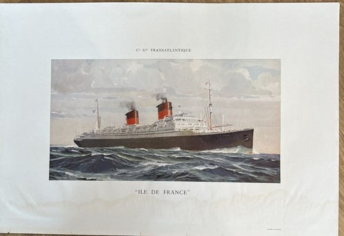 Affiche ancienne compagnie - ancienne,