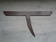 ANCIENNE ENCLUME ARDOISIER COUVREUR DROITE FER FORGE OUTIL BLANCHARD PARIS