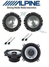 ALPINE Set 4 Haut Parleur 16cm+13cm pour Peugeot 307 2001>2008 Connecteurs
