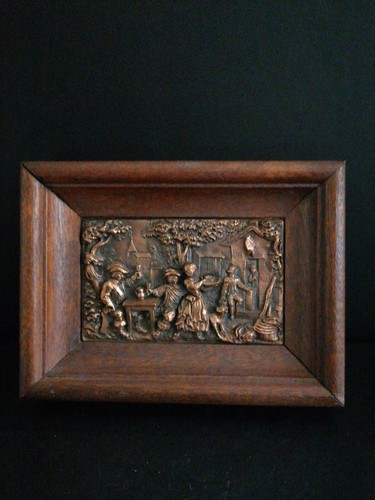 Tableau cadre bois 12cmx9cm - tableau,