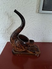 Cendrier pipe en platre