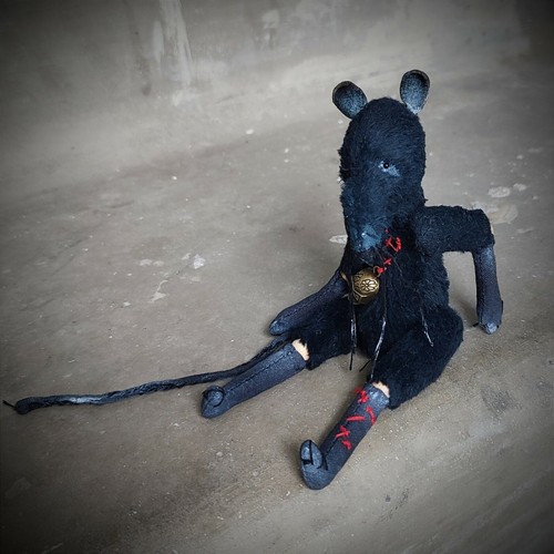 Creepy rat - rat, poupée