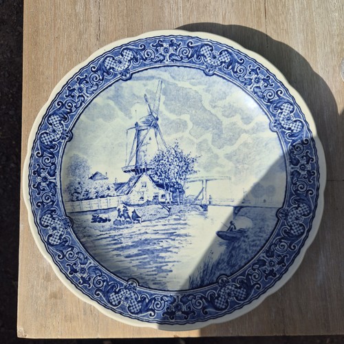 Delfts boch plat en - -,