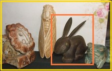 Bronze Animalier Lapin  Animalier dans son "jus" hauteur 9cm