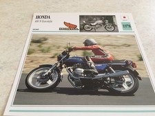 Carte moto Honda CB 400 N CBN