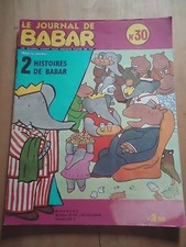 * LE JOURNAL DE BABAR N° 30 * 1971 Laurent de Brunhoff réception brunch soirée