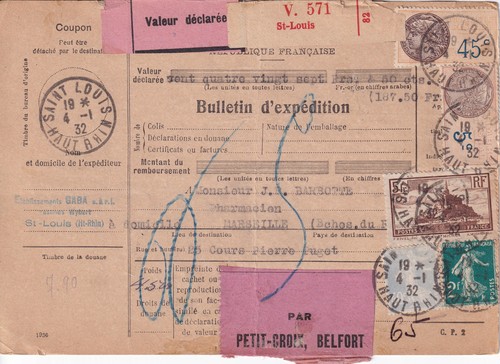 Timbres france bulletin - france,
